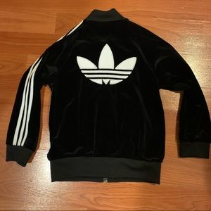 Adidas Velour Tracksuit Toddler